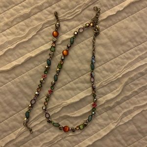 Sorrelli necklace and bracelet set